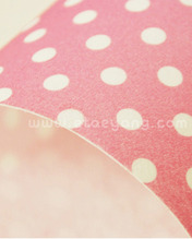 모양펠트-분홍물방울